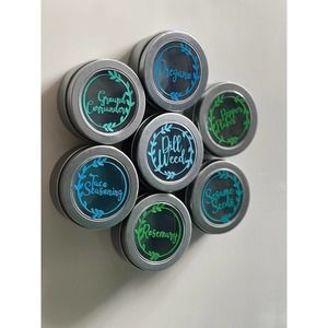 Spice jar spice tin kitchen organization